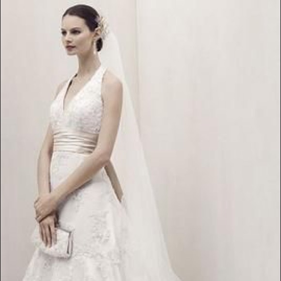 Oleg Cassini Ivory Wedding Gown 👰🏻 - Picture 6 of 7